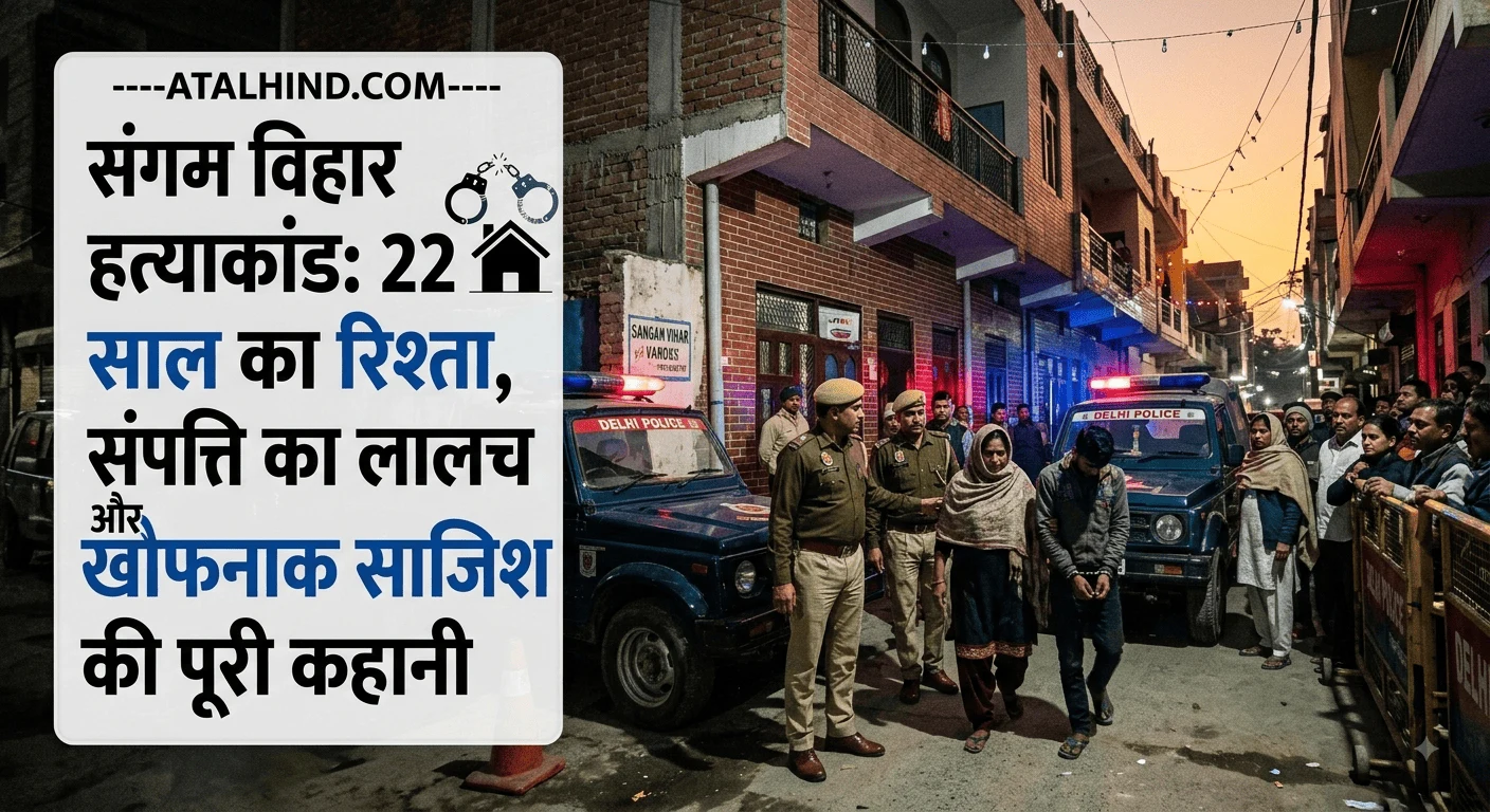 संगम विहार हत्याकांड: 22 साल का रिश्ता, संपत्ति का लालच और खौफनाक साजिश की पूरी कहानी