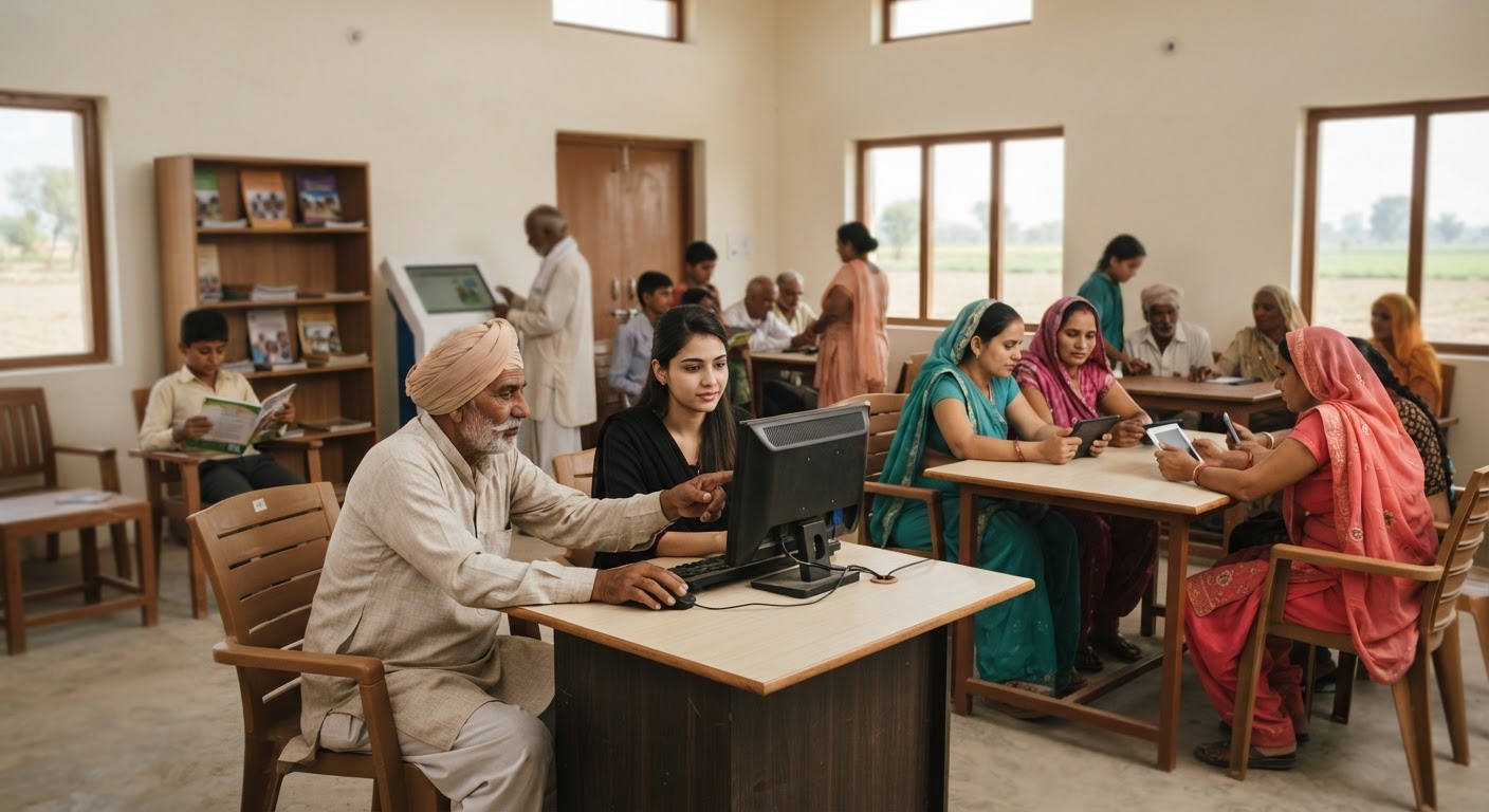 हरियाणा में 514 करोड़ की लागत से बनेंगे 582 विलेज नॉलेज सेंटर, ग्रामीणों को एक ही स्थान पर मिलेंगी सभी सुविधाएं
