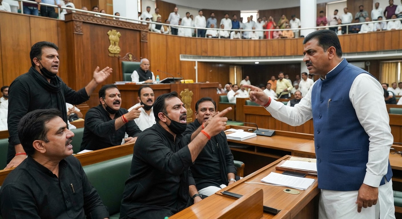 काले कपड़े पहनकर सदन में आने वालों के काले कारनामे नहीं भूली जनता: मुख्यमंत्री नायब सिंह सैनी