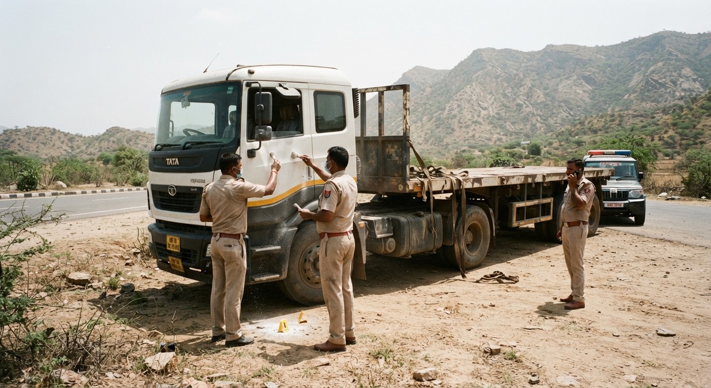 पलवल में फर्जी सेल टैक्स अधिकारी बनकर बदमाशों ने सरिया से भरा ट्राला लूटा