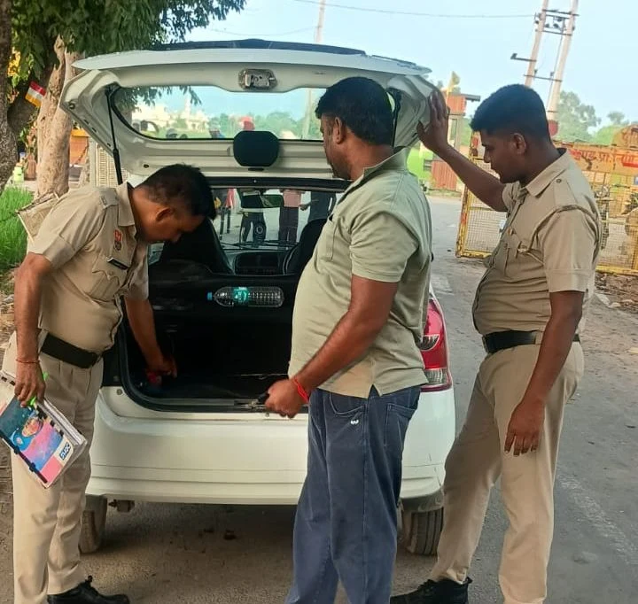 स्वतंत्रता दिवस पर कैथल में अलर्ट मोड पर पुलिस, होटल-वाहनों की सघन चेकिंग