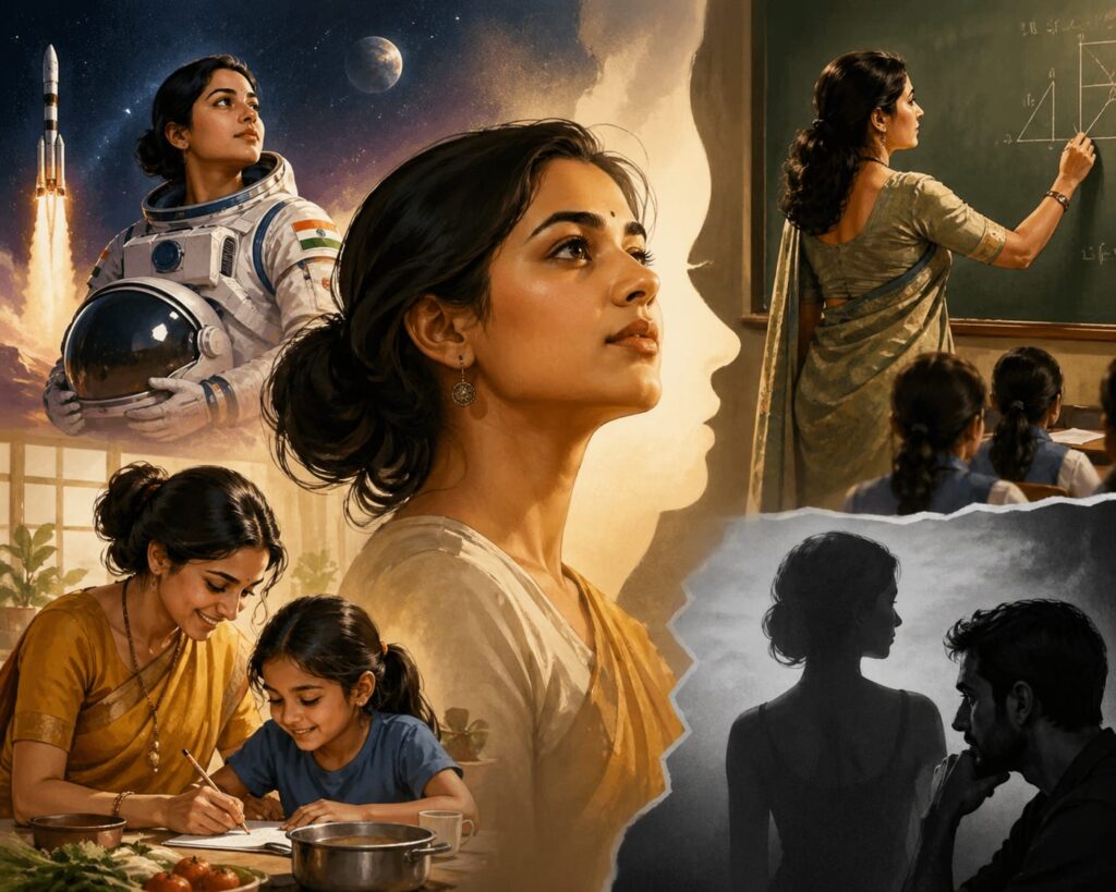 समाज में स्त्री को केवल उसके रूप, देह या पारंपरिक भूमिकाओं तक सीमित कर दिया जाए, तो वह समाज आधा सच देख रहा होता है