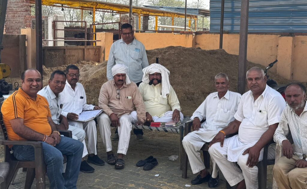 मनोकामना सिद्ध श्री वृंदावन धाम गौशाला सांभली के प्रधान गौरव गर्ग आभार जताते हुए।