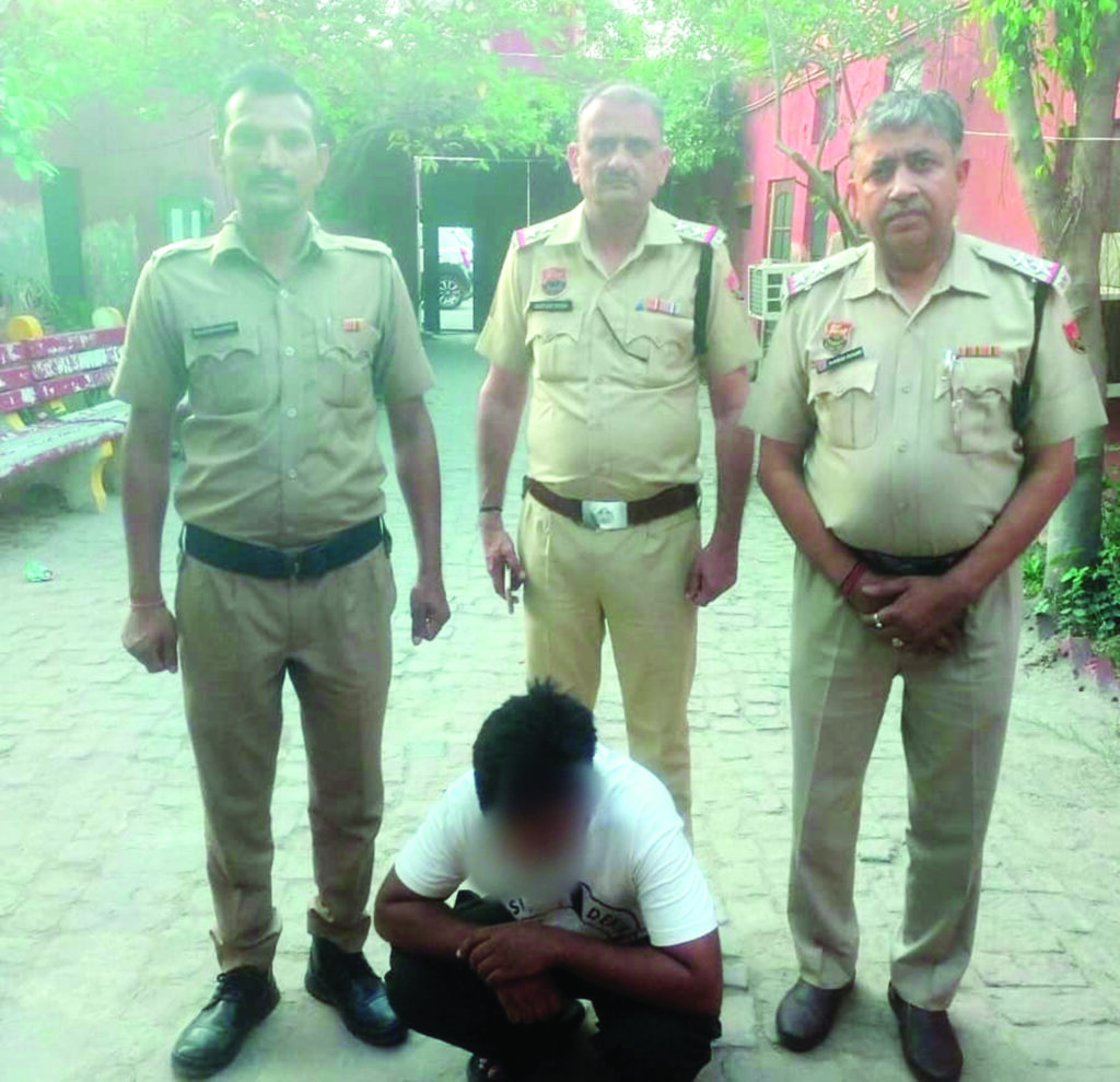अम्बाला ठगी मामले में पुलिस कार्रवाई, विदेश भेजने के नाम पर 20 लाख की धोखाधड़ी के आरोपी की गिरफ्तारी का दृश्य