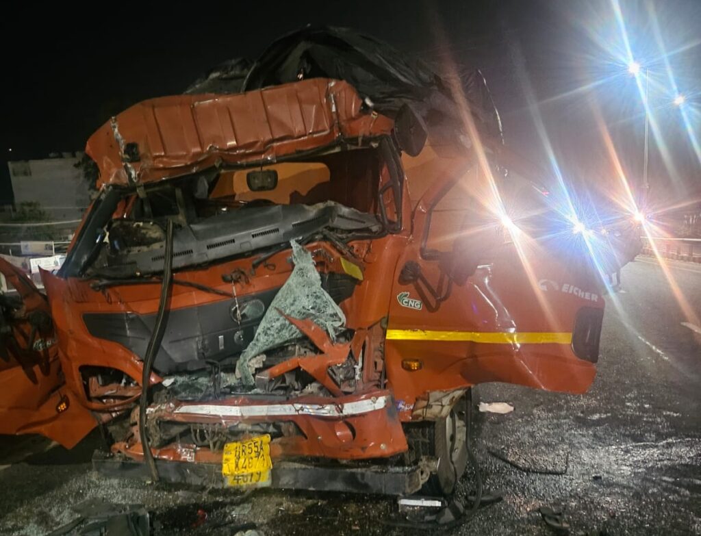 मानेसर आईएमटी चौक फ्लाईओवर के पास भीषण सड़क हादसा, 3 लोगों की दर्दनाक मौत