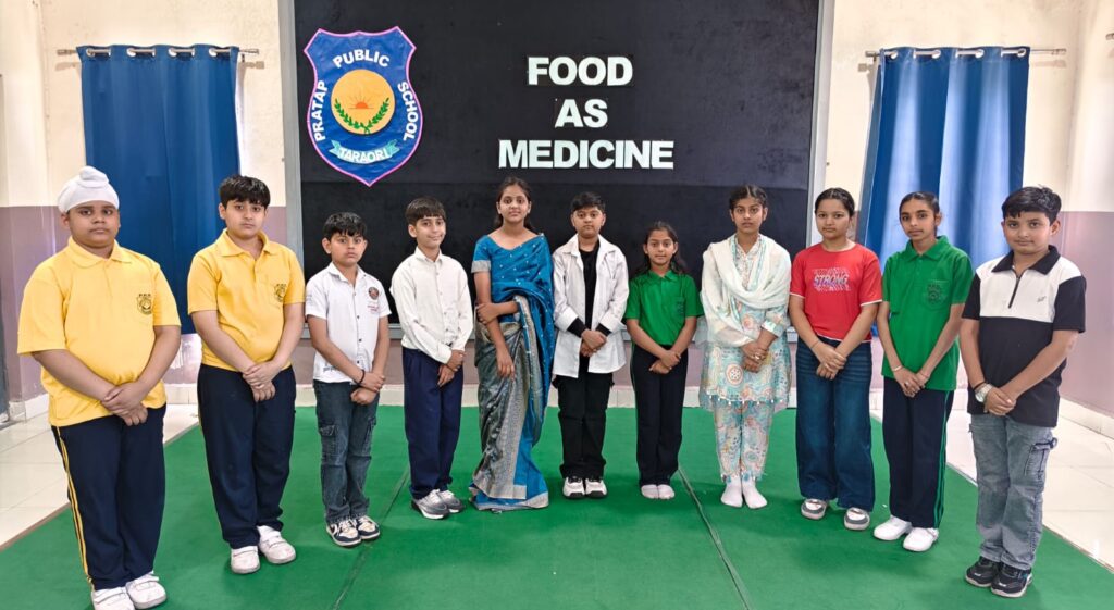 प्रताप पब्लिक स्कूल तरावड़ी में “खाना ही दवा है” विषय पर जागरूकता लघु नाटिका का प्रभावशाली मंचन प्रताप पब्लिक स्कूल तरावड़ी