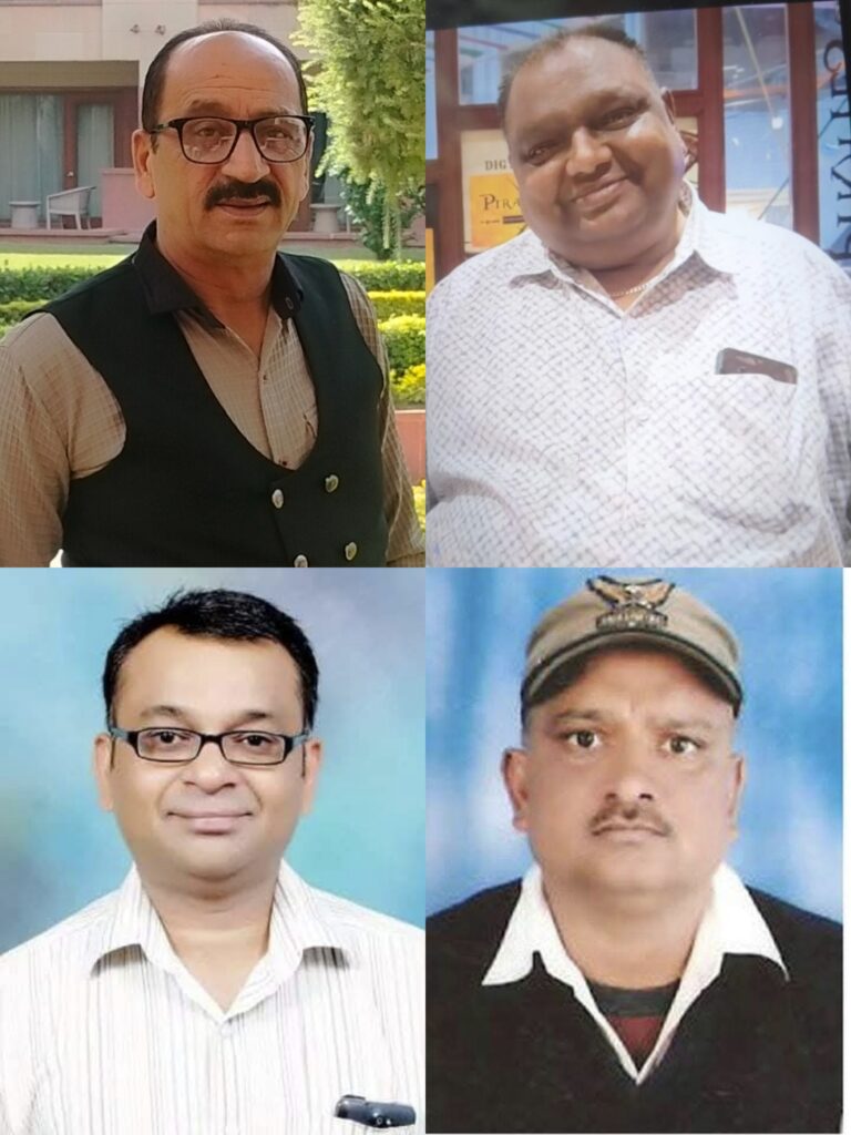 जाखल में आयोजित लायंस क्लब रॉयल की बैठक में क्लब प्रधान योगेश खनेजा और अन्य सदस्य नई कार्यकारिणी के गठन के दौरान उपस्थित।