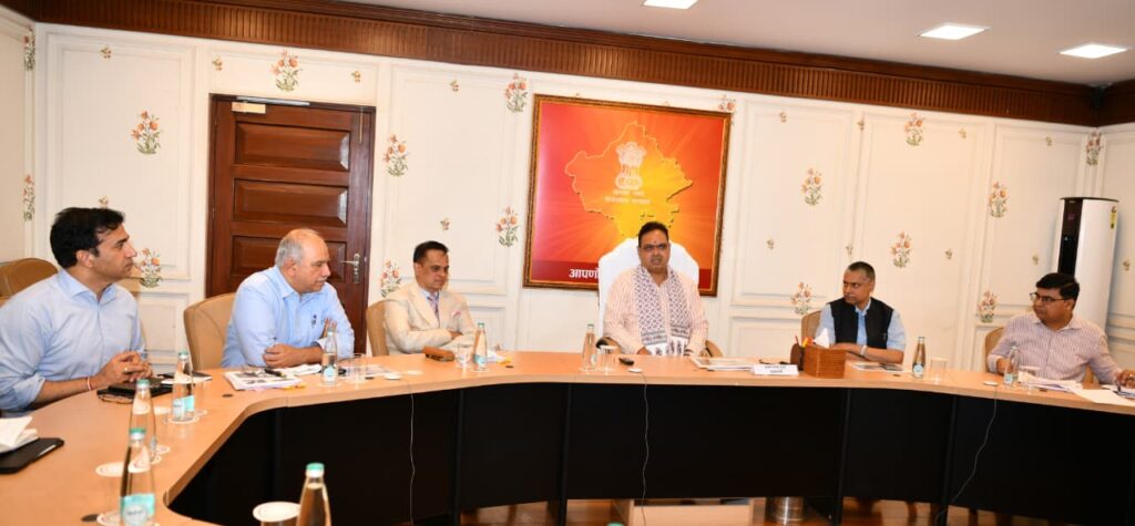 भजनलाल शर्मा ने पश्चिमी राजस्थान की जीवन रेखा गंग नहर के निर्माण के 100 वर्ष पूर्ण होने के अवसर पर शताब्दी समारोह को लेकर महत्वपूर्ण बैठक ली।