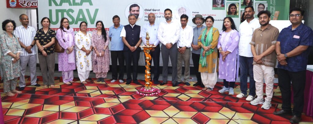 कलाकार कला के माध्यम से समाज में सकारात्मक परिवर्तन लाए प्रो. एआर चौधरी