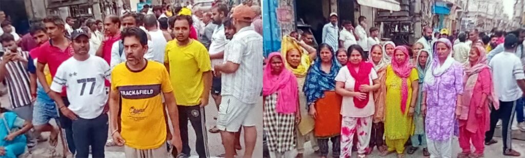 सोनीपत में बिजली कटौती और पेयजल संकट पर फूटा गुस्सा सोनीपत। बिजली-पानी की समस्या को लेकर अलग-अलग स्थानों पर जाम लगाते स्थानीय लोग व महिलाएं।