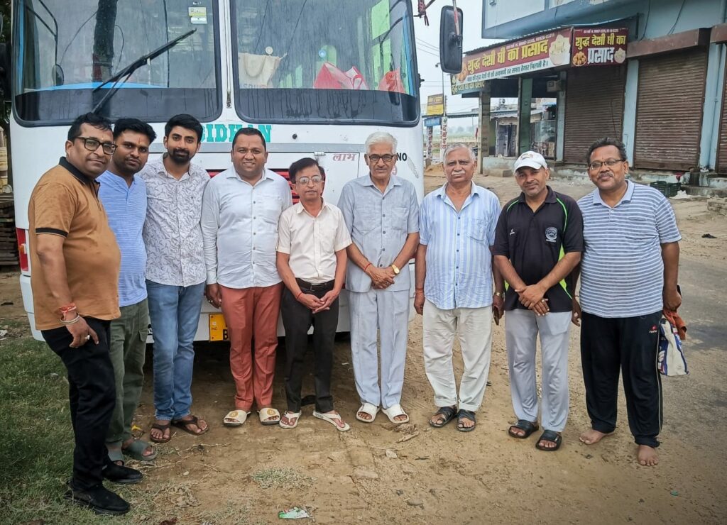 राजेश सिंगला द्वारा पांचवी निशुल्क बनभौरी धाम बस यात्रा रवाना, स्वर्गीय पिता की स्मृति में सेवा नरवाना : राजेश सिंगला द्वारा पांचवी निशुल्क बनभौरी धाम बस यात्रा दौरान श्रद्धालु
