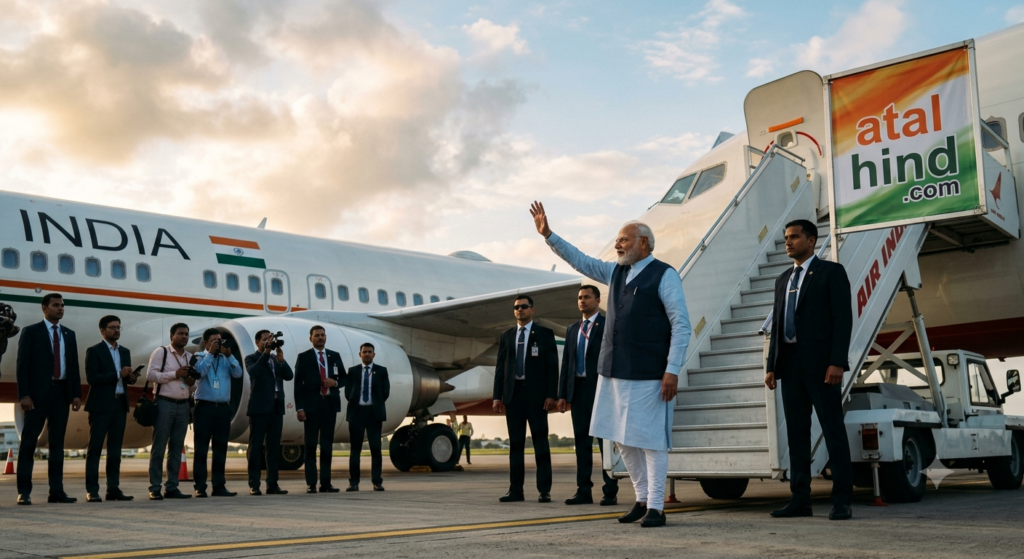 नरेंद्र मोदी ने अभी जुलाई में इंडोनेशिया, ऑस्ट्रेलिया और न्यूजीलैंड होकर आये। इस तरह विदेश यात्राएं न करने के अपने आव्हान के बाद वे कुल जमा 11 देशों को नाप चुके हैं। इस के साथ उन्होंने अपने अब तक के कार्यकाल में 82 देशों की 100 विदेश यात्राओं और कुल मिलाकर 415 दिन भारत से बाहर रहने का ऐसा रिकॉर्ड बना लिया है