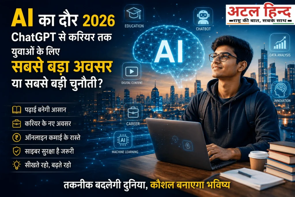 AI से डरना नहीं, उसे समझना और सही तरीके से अपनाना ही भविष्य की सबसे बड़ी तैयारी है।