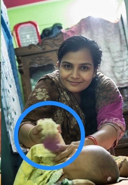 चाची ने सोती हुई 2 महीने की मासूम बच्ची का पैर बेरहमी से तोड़ दिया चाची ने सोती हुई 2 महीने की मासूम बच्ची का पैर बेरहमी से तोड़ दिया