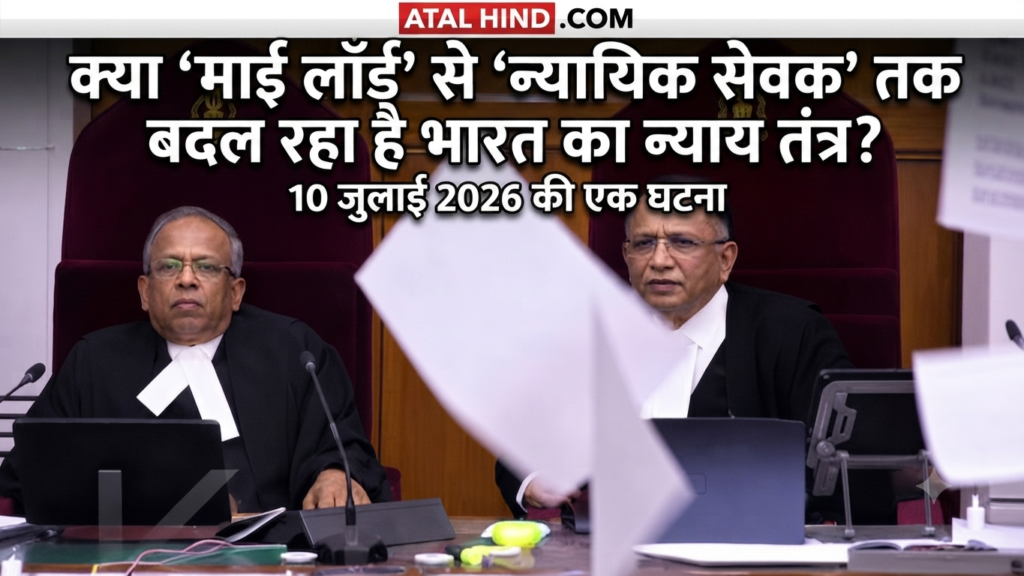 क्या 'माई लॉर्ड' से 'न्यायिक सेवक' तक बदल रहा है भारत का न्याय तंत्र? 10 जुलाई 2026 की एक घटना