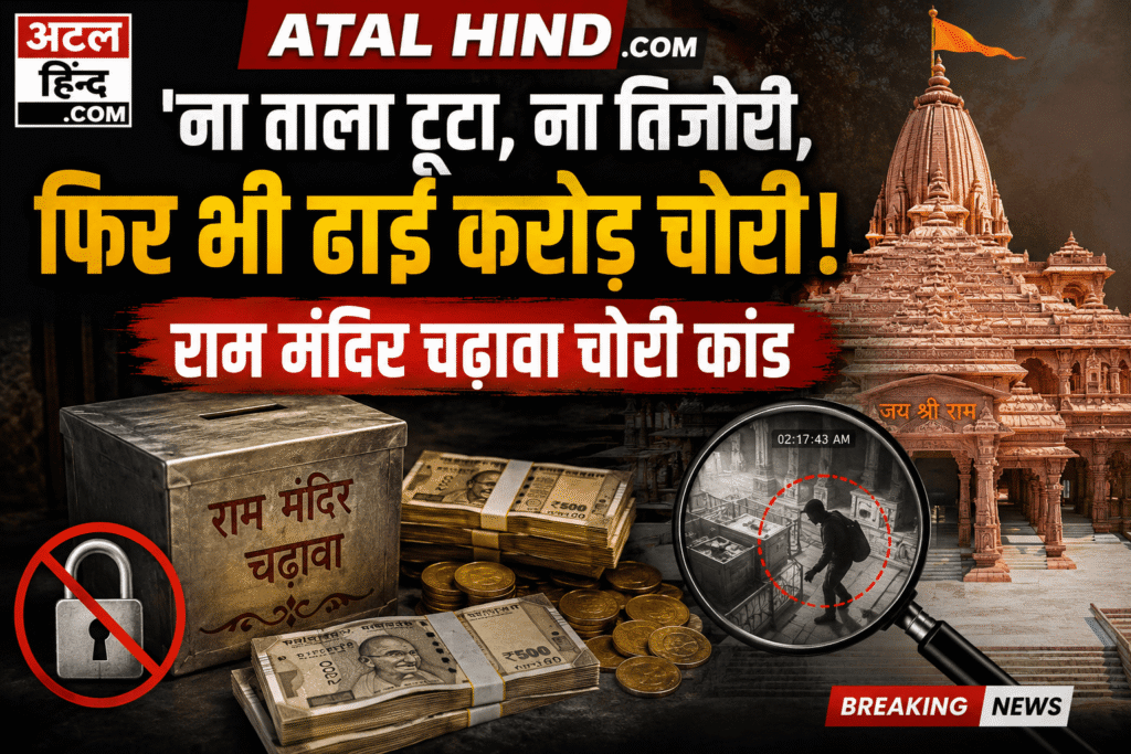 राम मंदिर में कथित दान घोटाला: RSS-BJP पर उठे गंभीर सवाल राम मंदिर में कथित दान घोटाला: RSS-BJP पर उठे गंभीर सवाल
