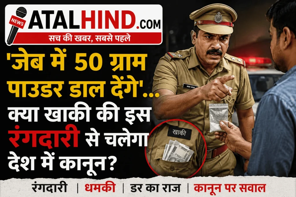 भारत के सभी राज्यों की पुलिस एक अपराधी सरकारी संग़ठन है ? खाकी वर्दी में जब कानून के रखवाले ही 50-50 ग्राम पाउडर जेब में डालकर जिंदगी बर्बाद करने की धमकी देने लगें,