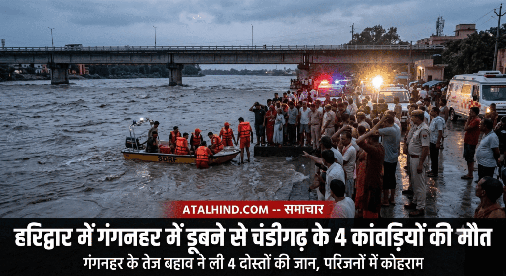 मृतकों की पहचान शिवांशु, नीतेश, भरत और रोहित के रूप में हुई है। चारों आपस में गहरे दोस्त थे।
