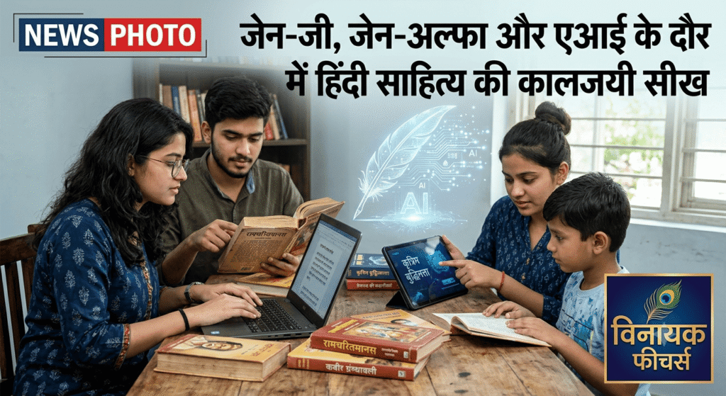 डिजिटल युग में ‘मन का कमांड सेंटर’ और हमारी सांस्कृतिक विरासत जेन-जी,जेन-अल्फा और एआई के दौर में हिंदी साहित्य की कालजयी सीख