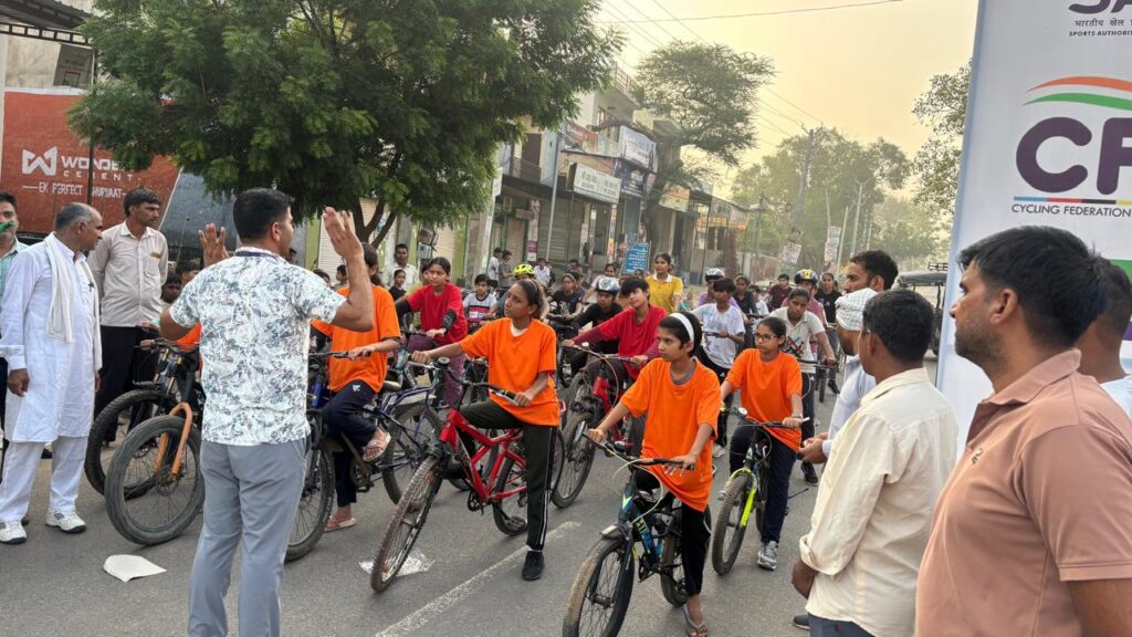 ईशरवाल में महिला साइक्लिंग लीग का सफलतापूर्वक एवं उत्साहपूर्ण आयोजन संपन्न हुआ