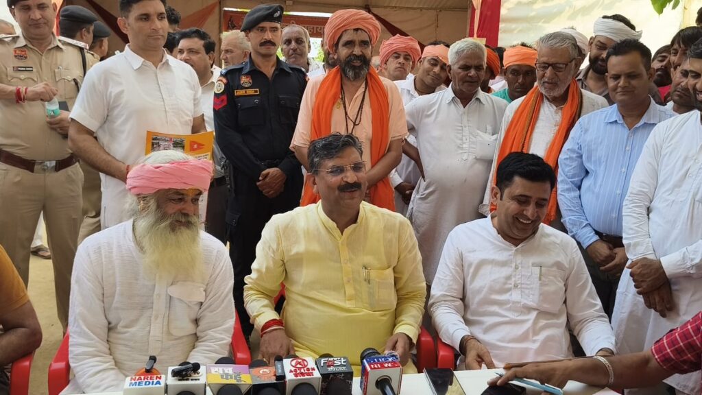नायब सैनी का 27 जुलाई को उझाना दौरा, सिद्ध बाबा खाक नाथ जी की मूर्ति प्राण प्रतिष्ठा में होंगे शामिल राज्य सरकार गरीब कल्याण की धारणा पर कर रही है निरंतर कार्य: कैबिनेट मंत्री कृष्ण कुमार बेदी।