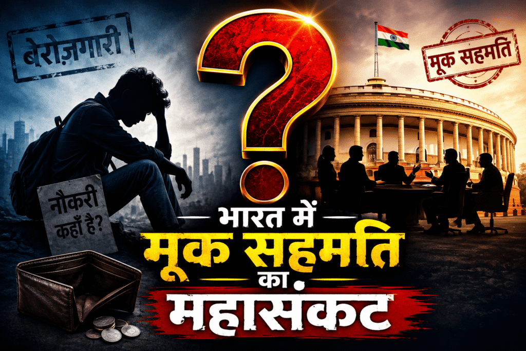 मूक सहमति का महासंकट: 2026 के भारत में सुलगते बुनियादी सवाल और हुक्मरानों की खामोशी Atal Hind Special Editorial on Unemployment and Inflation 2026