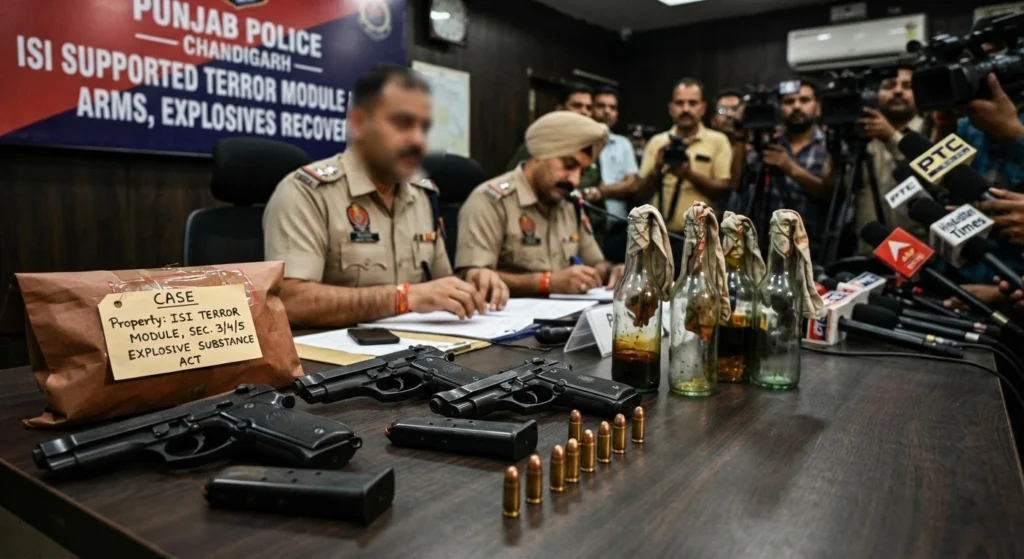 पंजाब पुलिस ने किया ISI समर्थित 2 आतंकी मॉड्यूल का भंडाफोड़, 4 नाबालिगों समेत 9 गिरफ्तार 477d557c63a4
