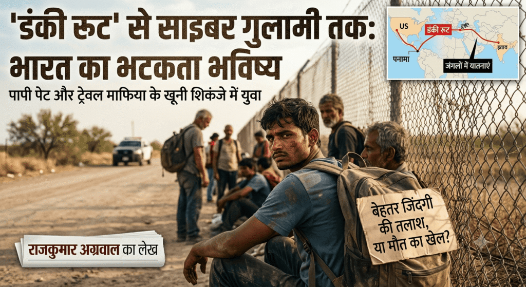 रोजगार और बेहतर भविष्य की तलाश में गए हजारों भारतीय अवैध आप्रवासन के जाल में फंसकर हर साल डिपोर्ट किए जा रहे हैं। 